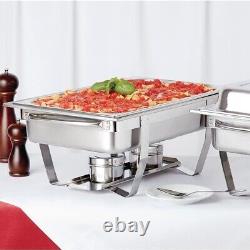 Milan 9 litres Chafing Stainless Steel Set with Heat Insulating Lid