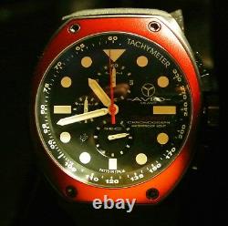 Montres De Luxe Milano Men's SuperAvio Stainless Steel Chronograph Date Watch