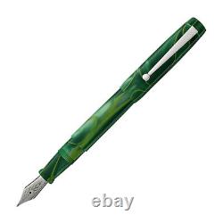 Name Edison x Goldspot Pens Newark Fountain Pen in AC High Voltage Green Broad