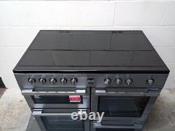 New Graded Silver Flavel Milano 100 MLN10CRS Electric Range Cooker -RRP£899 RC7