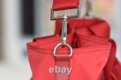 New Red Prada Milano Tessuto Rosso Shoulder Nylon Purse Hand Bag Shoulder Tote