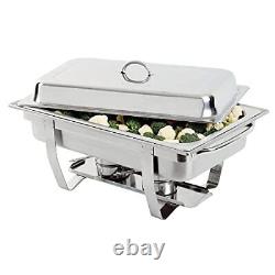 Olympia Milan 9 Litres Chafing Stainless Steel Set with Heat Insulating Lid