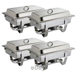 Olympia Milan Chafing Set 1/1 GN Food Warmer (Pack of 4) @ Next Day Delivery