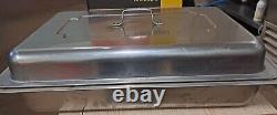 One Olympia S300 Milan Chafing Dish GN Silver stand included used twice