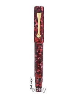 Osprey Milano Red Jasper Fountain Pen with ULTRA-FLEX nib EEF/EF/F/M/B