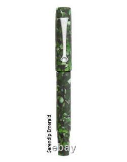 Osprey Milano Serendip Emerald Fountain Pen with ULTRA-FLEX nib EEF/EF/F/M/B