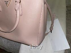 PRADA MILANO Beige Leather Designer Bag Handbag Shopper GALLERIA SAFFIANO Tote