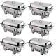 Pack Of 6 Milan Stainless Steel Chafing Dish Sets Free Next Day Delivery