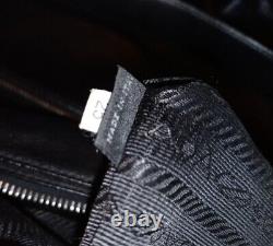 Prada Black Leather Hobo Shoulder Bag! Authentic, XL Prada Milano, Soft Leather