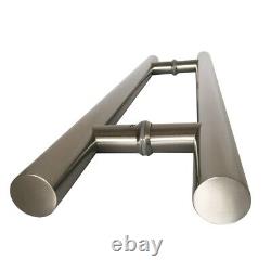Pull Handle Round Entry Front Door brushed satin nickel 304 stainless steel