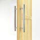 Push Pull Door Handle Barn Interior Or Exterior, Contemporary Brushed Stainles