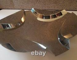 ROBOTS MILANO Large Stainless Steel Tray Sculpture Enzo Panzeri Design Post Mod