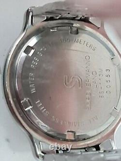 Rare Sordi Ermanno Milano Watch Quartz ES-113M Ref 1D0553