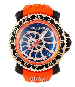 Ritmo Latino MILANO Viaggio Orange black VA16BK Automatic winding watch