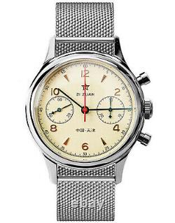 SEAGULL 1963 2021 Milan Steel + Nylon 2 Band Sapphire Chrono Mechanical Watch