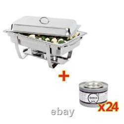 Special Offer Milan Chafer Set And 24 Olympia Chafing Gel Fuel Tins S600