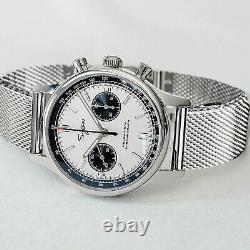 Sugess GOLD SWAN NECK MILAN Panda Mechanical Watch Seagull 1963 SUPANK031SN