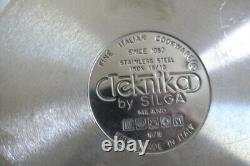 Tekniko by Silga Italy 11 C Stainless Steel Inox 18/10 Sauce Cooking Pot w Lid
