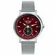 Watch Mini Cooper Bmw Steel Jersey Milano Swiss Made Dial Red
