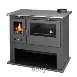 Wood Burning Range Stove Oven Cooker Multi Fuel Milan LUX Modern Stove