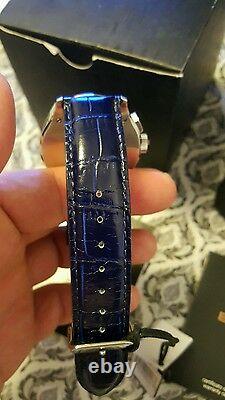 Breil Milano Bw 0563 Chronograph Blue Leather Band Quartz Montre
