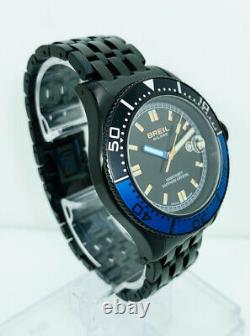 Breil Milano Bw0404 Manta Homme Ronde Noir Analogique Date Stainless Steel Watch