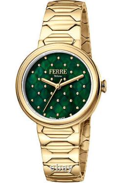 Femmes Wristwatch Ferre' Milano Fm1l124m0071 Acier Ip Gold Ijp