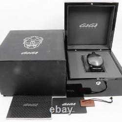 GaGa MILANO Manuale 48 Collection d'Art Crâne 5012ART. 01S Montre Homme Noire Manuel