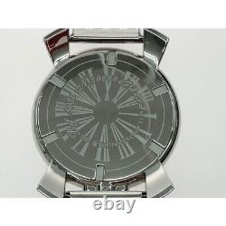 GaGa MILANO Manuale Slim 46 5080.3 Montre pour hommes à quartz avec petites secondes