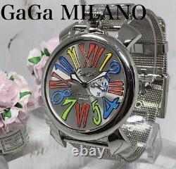 'Gaga Milan Manuele 46 Marque italienne de montres pour hommes et femmes'