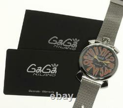 Gaga Milano Manuale Slim 46mm Gray Dial Quartz Montre Homme 477668
