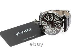 Gaga Milano Manuale48 5010.13s Brown Dial Hand Winding Homme 553387