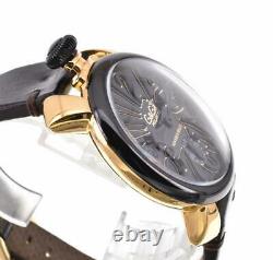 Gaga Milano Manuale48 Beverly Hills 5014. C’est Le. Bh Hand Winding Men’s Watch R#100455
