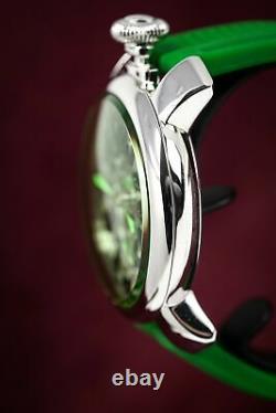 Gagà Milano Squelette Unisex Mechanical Watch 48mm Vert