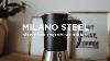 Grosche Milano En Acier Inoxydable Poêle Espresso Machine