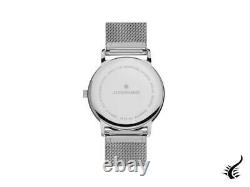 Junghans Performance Milano Solar Quartz Watch, Noir, 37mm, Jour, 014/4061.44
