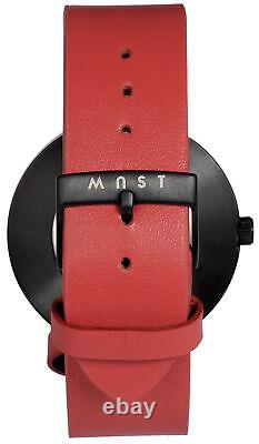 MAST Milano CIO Trou noir H7 BK107BK04-L-UNO Montre à quartz pour homme à une seule main