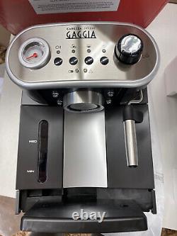 Machine à espresso Gaggia Carezza Deluxe Milano avec filtre à café