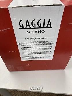 Machine à espresso Gaggia Carezza Deluxe Milano avec filtre à café