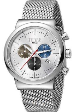 Mans Wristwatch Ferre' Milano Fm1g106m0041 Acier Couleur Argent Ijp