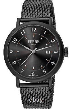 Mans Wristwatch Ferre' Milano Fm1g111m0061 Acier Noir Ijp