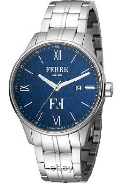 Mans Wristwatch Ferre' Milano Fm1g112m0251 Acier Couleur Argent Ijp