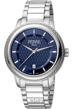 Mans Wristwatch Ferre' Milano Fm1g130m0051 Acier Couleur Argent Ijp