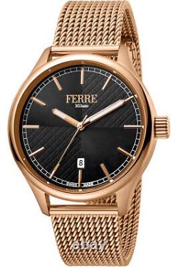 Mans Wristwatch Ferre' Milano Fm1g143m0071 Acier Ip Rosè Ijp