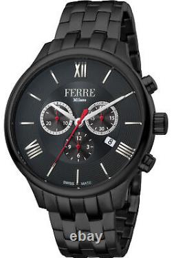 Mans Wristwatch Ferre' Milano Fm1g144m0051 Acier Noir Ijp