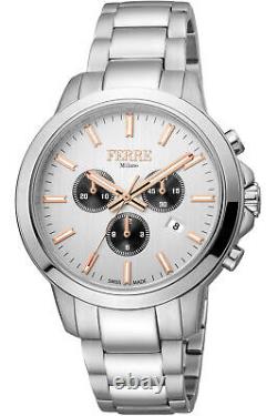 Mans Wristwatch Ferre' Milano Fm1g153m0051 Acier Couleur Argent Ijp