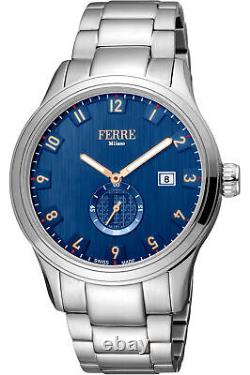 Mans Wristwatch Ferre' Milano Fm1g155m0061 Acier Couleur Argent Ijp