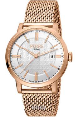 Mans Wristwatch Ferre' Milano Fm1g156m0061 Acier Ip Rosè Ijp