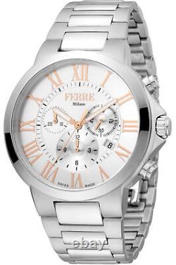 Mans Wristwatch Ferre' Milano Fm1g177m0051 Acier Couleur Argent Ijp
