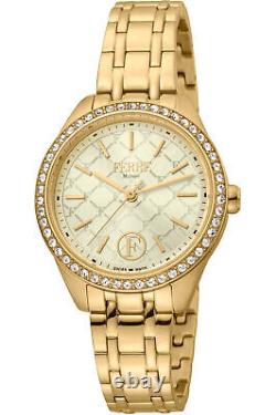 Montre à quartz de mode Ferre Milano pour femmes FM1L116M0251 de 32mm